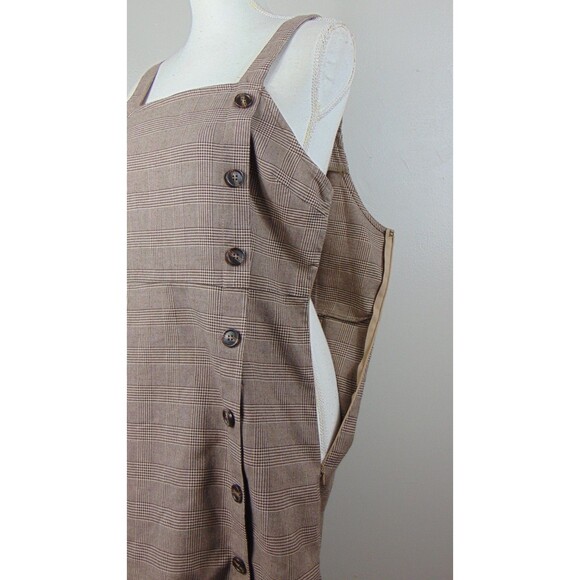 Mixed Threads Los Angeles Academia Plaid Dress Pinafore 90's Y2k Grunge Preppy - Picture 5 of 8